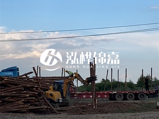河北打樁木源頭廠(chǎng)家泓樺錦嘉 - 北方常用打樁木是什么？