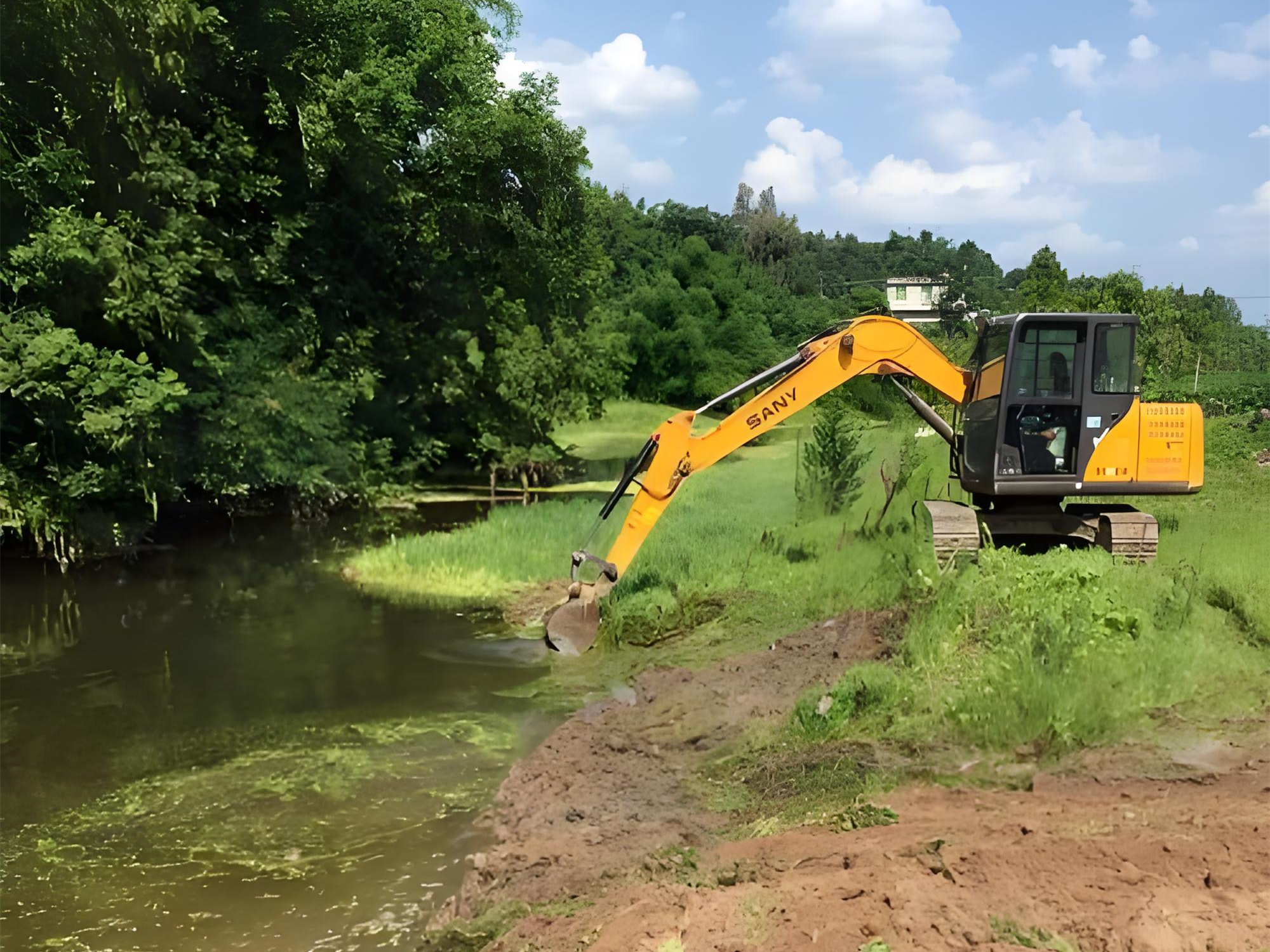 北京朝陽(yáng)區水上挖機清淤隊-水庫清淤的最佳施工時(shí)段是什么時(shí)候？